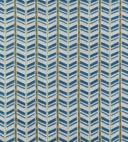 Woodbridge Stripe Fabric by Nina Campbell Indigo