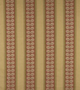 Woodcote Stripe Fabric by Colefax and Fowler Red/Green