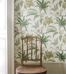 Woodfern Wallpaper by Colefax and Fowler Green
