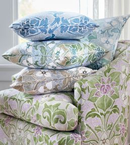 Woodford Fabric by Thibaut Blue