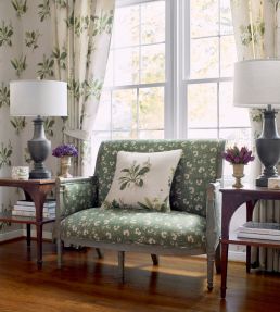 Woodland Wallpaper by Anna French Blue & Green
