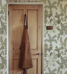 Woodland Floor Wallpaper by Josephine Munsey Soft Olive