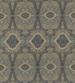Woodland Paisley Fabric by Mulberry Home Indigo