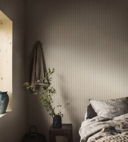 Woodland Stripe Wallpaper by Borastapeter Sand