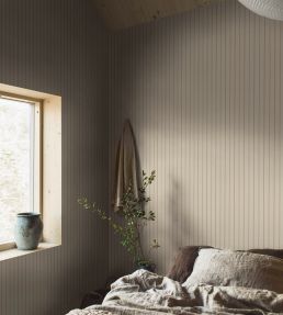 Woodland Stripe Wallpaper by Borastapeter Sand