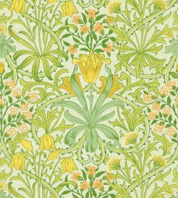 Woodland Weeds Wallpaper by Morris & Co Sap Green