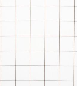 Woodman Check Fabric by Schumacher Berber Brown