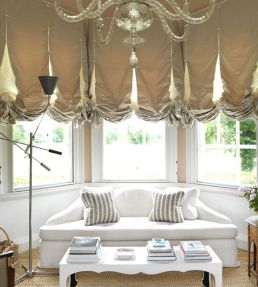 Woodperry Fabric by Schumacher Aqua