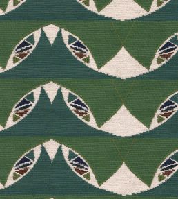 Woods Gate Fabric by MINDTHEGAP Green