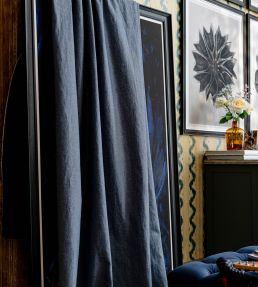 Woodstock Denim Fabric by MINDTHEGAP Blue