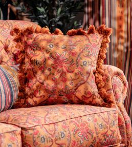 Woodstock Fabric by MINDTHEGAP Ochre Brown
