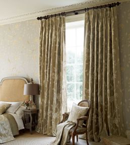 Woodville Silk Fabric by Zoffany Ice Floes
