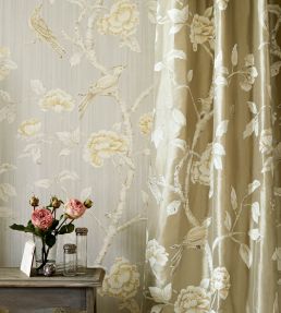Woodville Silk Fabric by Zoffany Ice Floes