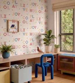 Wordplay Wallpaper by Coordonne Natural