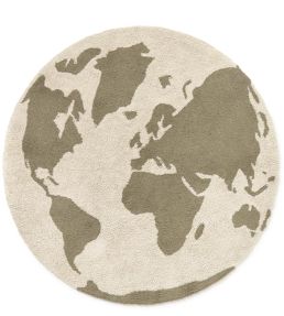 Lorena Canals World Map rug Natural C-RUC-WMAP Natural