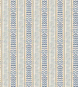 Wriggle Room Wallpaper by GP & J Baker Blue/Yellow