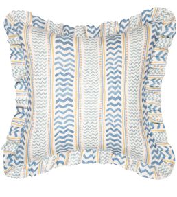 Wriggle Room Cushion 50cm x 50cm by GP & J Baker Blue/Yellow