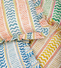 Wriggle Room Cushion 50cm x 50cm by GP & J Baker Blue/Yellow