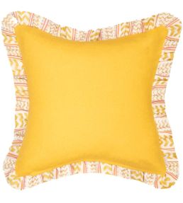 Wriggle Room Cushion 50cm x 50cm by GP & J Baker Ochre