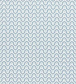 Wynford Fabric by Anna French Navy on White