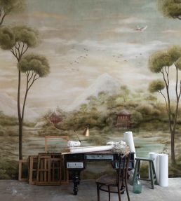 Xi Hu Lake Mural by Coordonne Jade