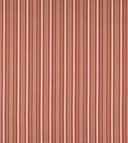 Yarra Stripe Fabric by Jane Churchill Red