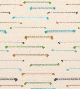 Yei Fabric by Casamance Turquoise Vert