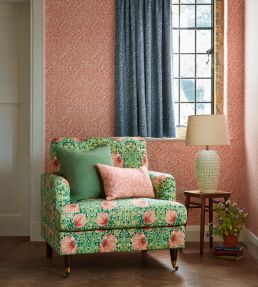 Yew & Aril Wallpaper by Morris & Co Watermelon