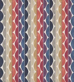 Yoki Fabric by Scion Fig / Amber / Indigo