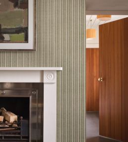 York Stripe Wallpaper by Fermoie Seaweed