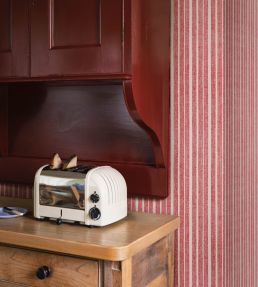 York Stripe Wallpaper by Fermoie Blush