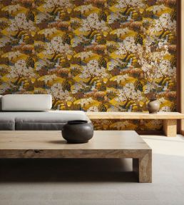 Yu Garden Wallpaper by Coordonne Amber