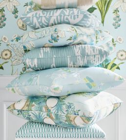Yukio Fabric by Thibaut Spa Blue
