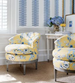 Yukio Fabric by Thibaut Black