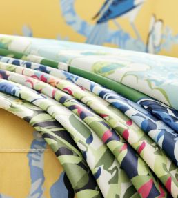 Yukio Fabric by Thibaut Black