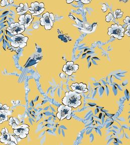 Yukio Wallpaper by Thibaut Yellow