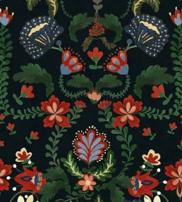 Zabola Wallpaper by MINDTHEGAP Black Green
