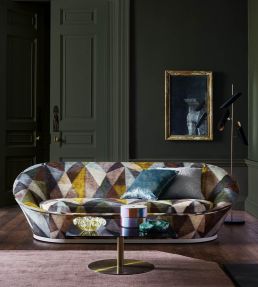 Zafaro Fabric by Black Edition Peacock