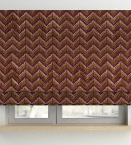 Zahara Fabric by Arley House Claret