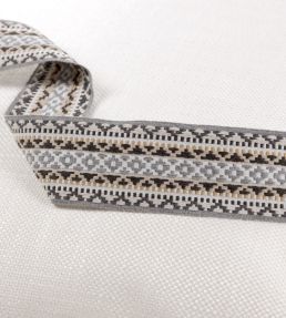 Zahara Braid Trimming by Romo Gunmetal
