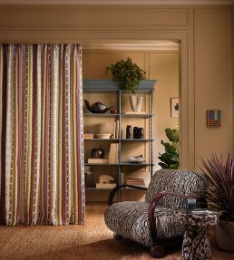 Zander Fabric by Jane Churchill Red