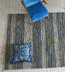 Designers Guild Zanshi rug Cobalt RUGDG0908 Cobalt