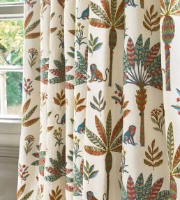 Zanzibar Fabric by Jane Churchill Blue