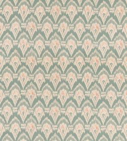 Zaraband Texture Fabric by GP & J Baker Teal/Spice
