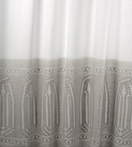 Zardozi Ombre Fabric by Zoffany Quartz Grey