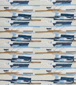 Zeal II Fabric by Harlequin Indigo/Julip/Sky/Stone