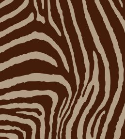 Zebra Fabric by Arley House Chestnut