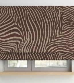 Zebra Fabric by Arley House Chestnut