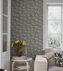 Zebra Wallpaper by Borastapeter Green