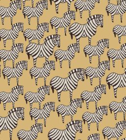 Zebra Wallpaper by Borastapeter Yellow